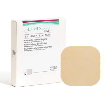 DuoDerm® CGF® Hydrocolloid Dressing, 6 x 6 inch, 1 Each (Advanced Wound Care) - Img 1