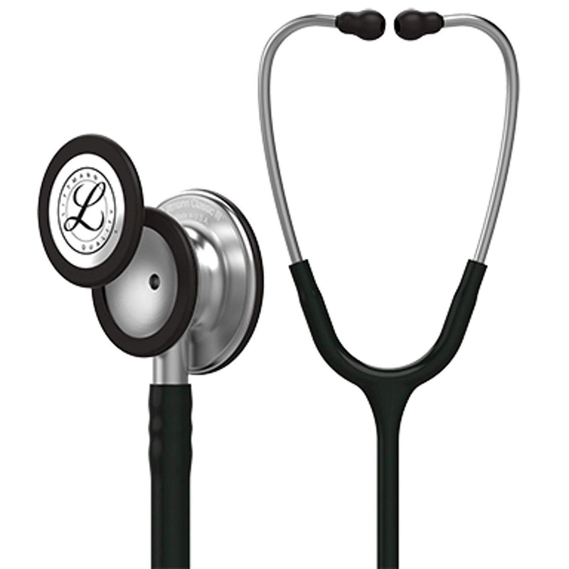 3M Littmann Classic III Monitoring Stethoscope, Black, 27 Inch, Single LumenTube, 1 Each (Stethoscopes) - Img 2