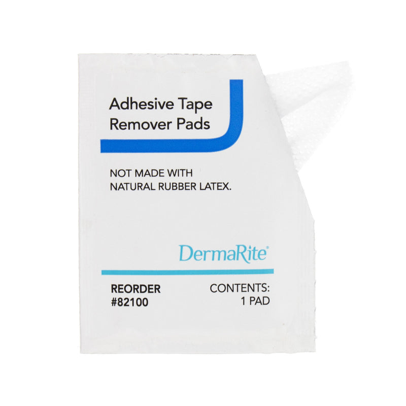 DermaRite® Adhesive Remover, 3¼ x 1½ Inch Pads, 1 Case of 1000 (General Wound Care) - Img 2