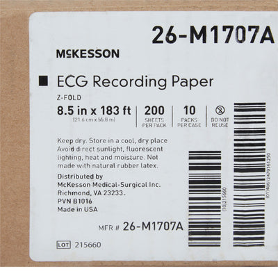 McKesson ECG Recording Paper, 1 Case of 2000 (Diagnostic Recording Paper and Film) - Img 6