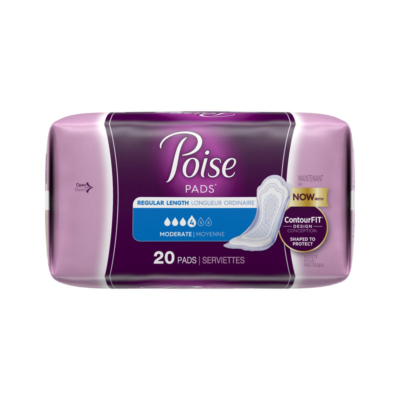 Poise Bladder Control Pads, Adult Women, Disposable, 1 Case of 120 () - Img 6