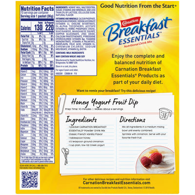 Carnation Breakfast Essentials® Vanilla Oral Supplement, 1.26 oz. Packet, 1 Case of 60 (Nutritionals) - Img 7