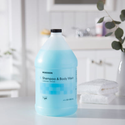 McKesson 2-in-1 Shampoo and Body Wash, Summer Rain Scent, 1 Gallon Jug, 1 Case of 4 (Hair Care) - Img 10