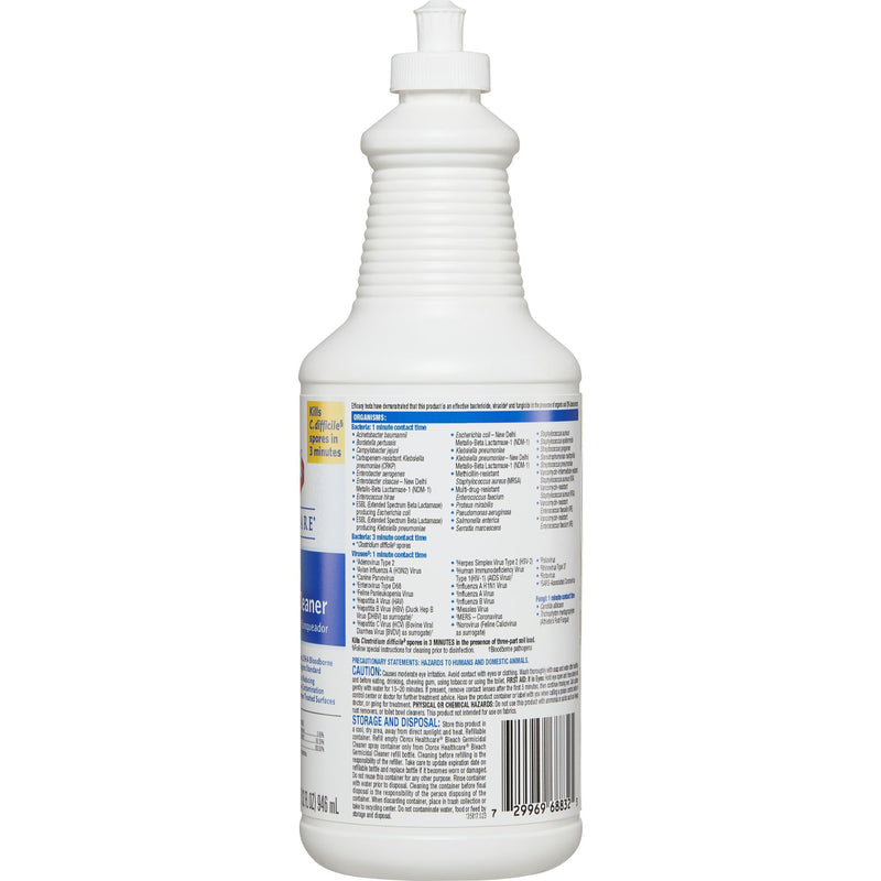 Clorox Healthcare® Surface Disinfectant Cleaner, 1 Case of 6 (Cleaners and Disinfectants) - Img 4