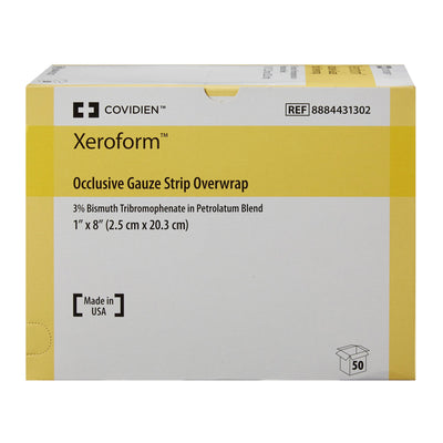 Xeroform™ Occlusive Xeroform Petrolatum Impregnated Dressing, 1 x 8 inch, 1 Box of 50 (Advanced Wound Care) - Img 2