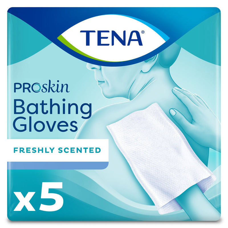 TENA® ProSkin™ Bathing Gloves, Freshly Scented, 1 Pack of 5 (Skin Care) - Img 7