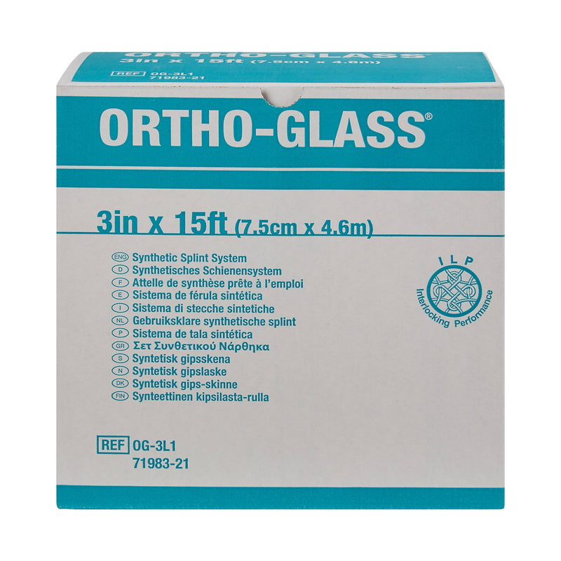 Ortho-Glass® Splint Roll, White, 3 Inch x 5 Yard, 1 Each (Casting) - Img 2