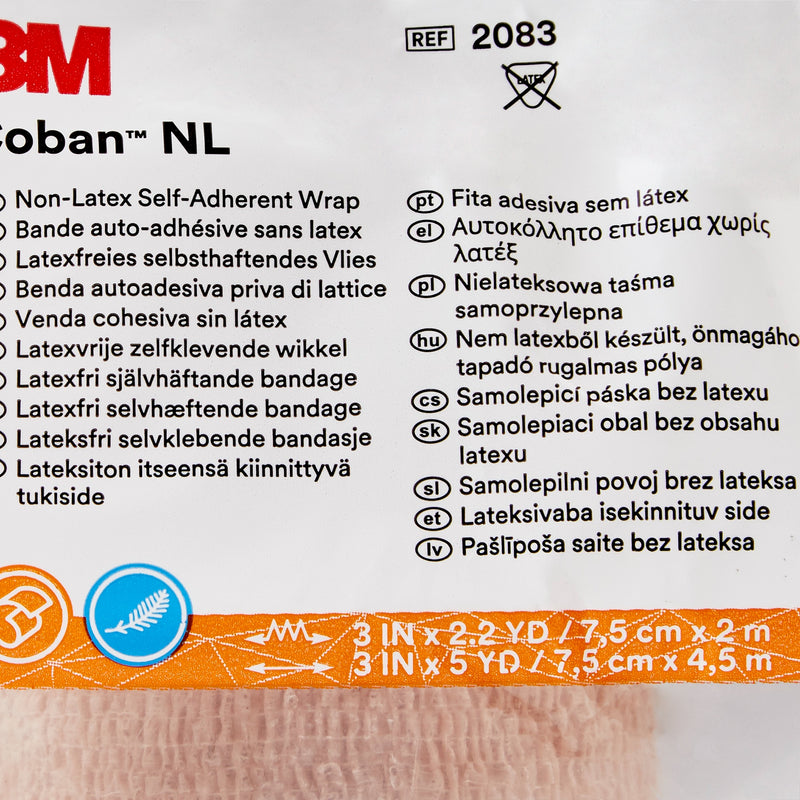 3M™ Coban™ LF Self-adherent Closure Cohesive Bandage, 3 Inch x 5 Yard, Tan, 1 Case of 24 (General Wound Care) - Img 6