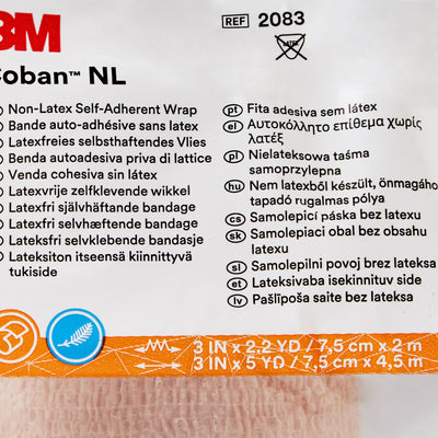 3M™ Coban™ LF Self-adherent Closure Cohesive Bandage, 3 Inch x 5 Yard, Tan, 1 Each (General Wound Care) - Img 6