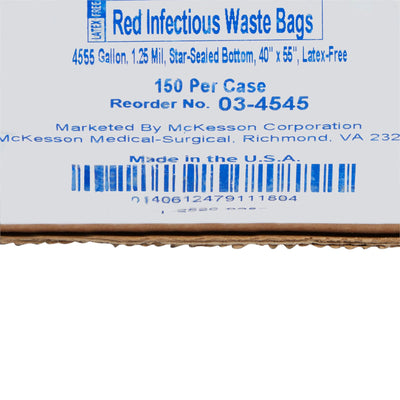 McKesson 45 - 55 Gallon Infectious Waste Bag, 1 Case of 150 (Bags) - Img 5