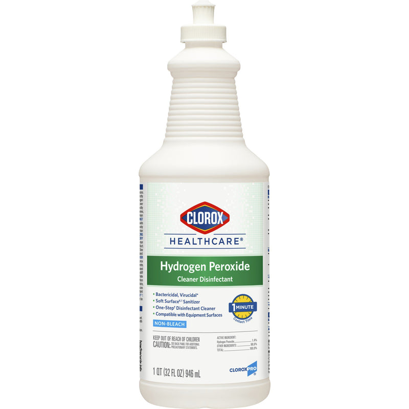 DISINFECTANT, CLOROX HYDROGEN PEROXIDE PULL TOP 32OZ (6BT/CS (Cleaners and Disinfectants) - Img 1