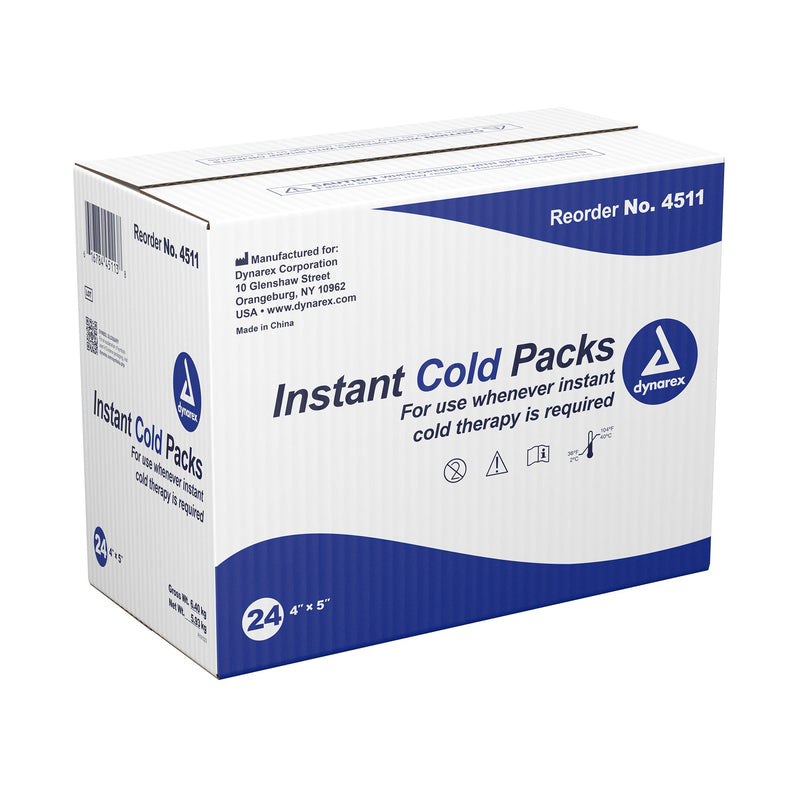 dynarex® Instant Cold Pack, 4 x 5 Inch, 1 Case of 24 (Treatments) - Img 3