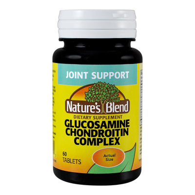 Nature's Blend Glucosamine Sulfate / Chondroitin Sulfate Joint Health Supplement, 1 Bottle (Over the Counter) - Img 1