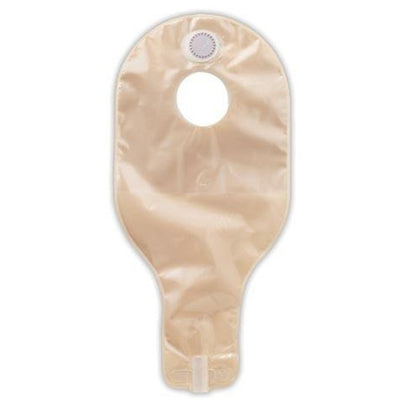 Sur-Fit Natura® Two-Piece Drainable Transparent Filtered Ostomy Pouch, 14 Inch Length, 1¾ Inch Flange, 1 Box of 5 (Ostomy Pouches) - Img 1