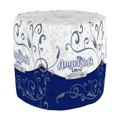 Angel Soft® Ultra Professional Series Toilet Paper, Soft, Absorbent, 2-Ply, White, 450 Sheets, 1 Case of 60 (Toilet Tissues) - Img 2