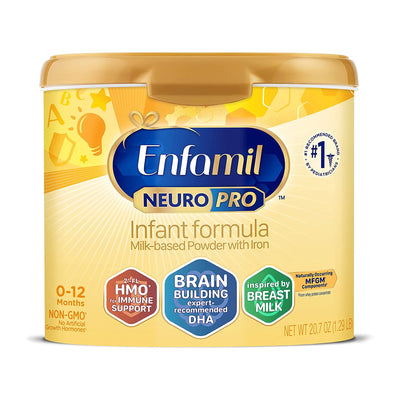 Enfamil NeuroPro™ Infant Formula, 20.7 oz. Canister Powder, 1 Case of 6 () - Img 1