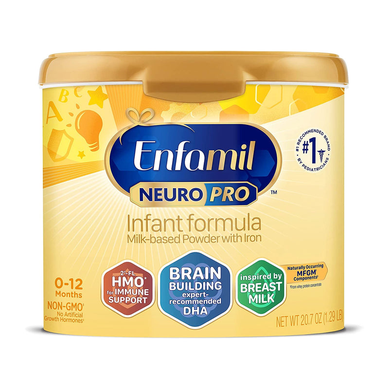 Enfamil NeuroPro™ Infant Formula, 20.7 oz. Canister Powder, 1 Case of 6 () - Img 1