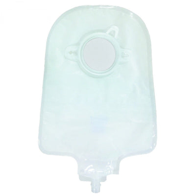 Securi-T™ Two-Piece Drainable Transparent Urostomy Pouch, 9 Inch Length, 1½ Inch Flange, 1 Box of 10 (Ostomy Pouches) - Img 1