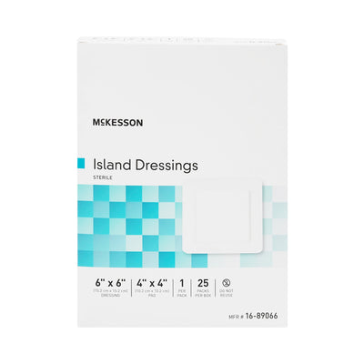 McKesson Adhesive Dressing, 6 x 6 Inch, 1 Box of 25 (General Wound Care) - Img 2
