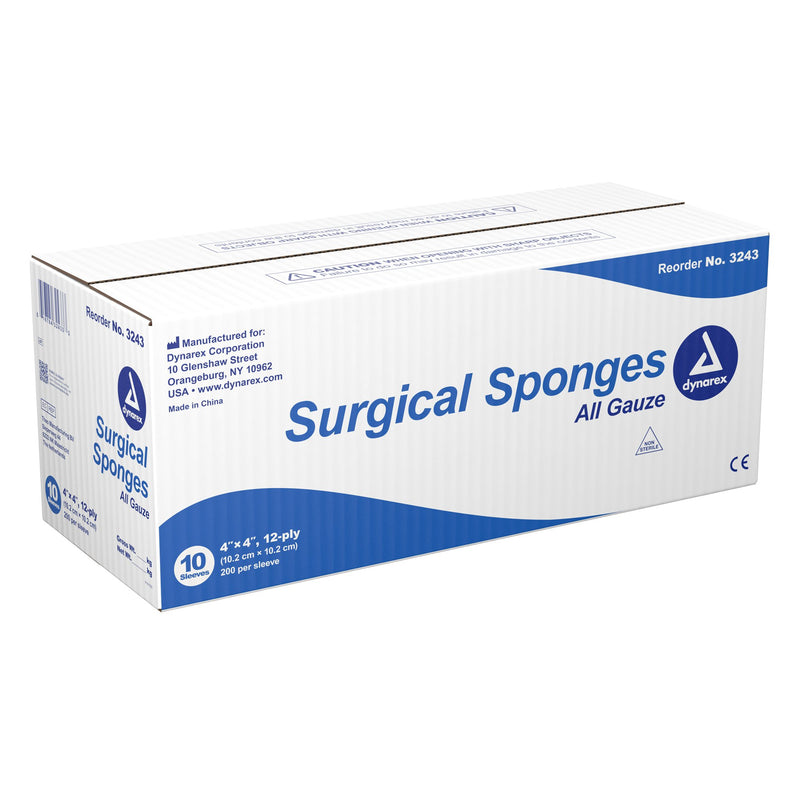 Dynarex® NonSterile Gauze Sponge, 4 x 4 Inch, 1 Case of 10 (General Wound Care) - Img 2