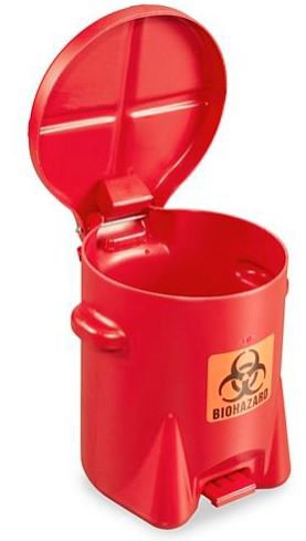 ULINE® Trash Can, 1 Each (Waste Receptacles) - Img 2