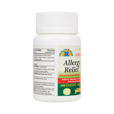 Health*Star® Chlorpheniramine Maleate Allergy Relief, 1 Bottle of 100 (Over the Counter) - Img 3