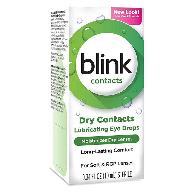 Blink Contacts Purified Water / Sodium Chloride Contact Lens Solution, 0.34 oz., 1 Each (Over the Counter) - Img 3