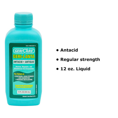 Geri-Care® Aluminum Hydroxide / Magnesium Hydroxide / Simethicone Antacid, 1 Bottle (Over the Counter) - Img 2