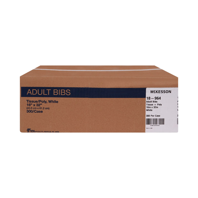 McKesson Bib Without Pocket, 1 Case of 300 (Bibs) - Img 2