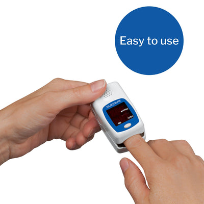 SmartHeart Fingertip Pulse Oximeter, Talking Blood Oxygen Saturation Monitor, 1 Case of 24 (Oximetry) - Img 8