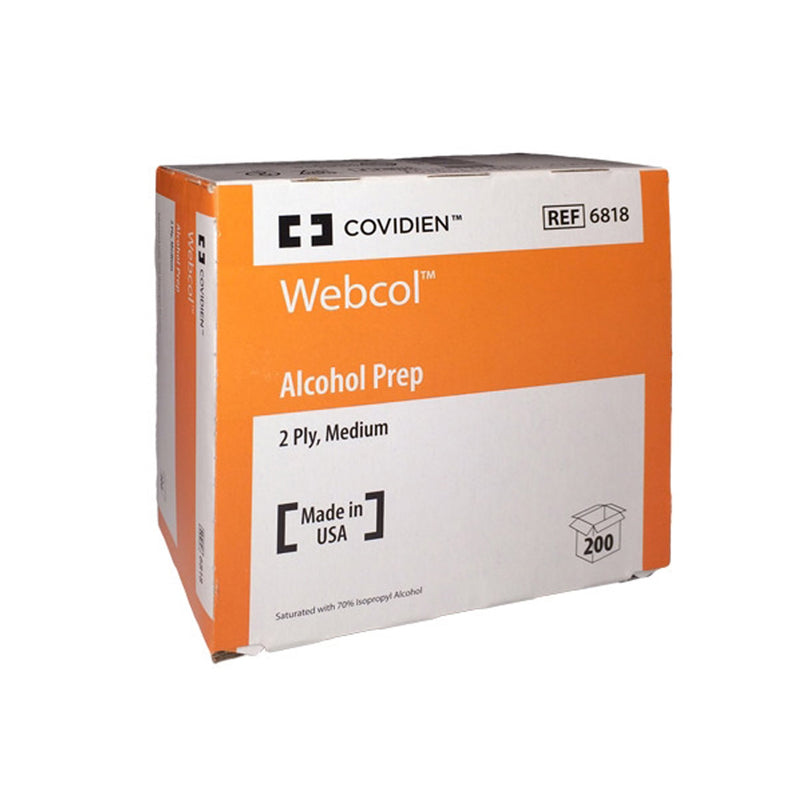 Webcol™ Alcohol Prep Pad, 1 Case of 4000 (Skin Care) - Img 2