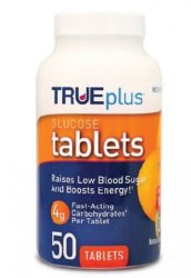 TRUE PLUS GLUCOSE, TAB ORG 4GM(50/BT 12BT/CS) (Over the Counter) - Img 1