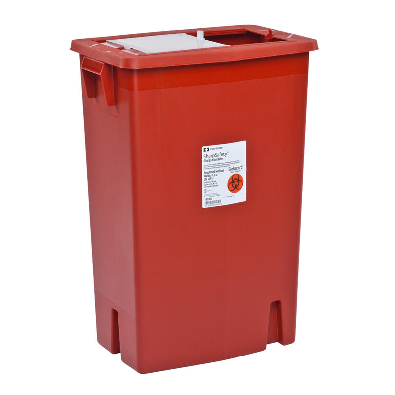 SharpSafety™ Multi-purpose Sharps Container, 18 Gallon, 26 x 18¼ x 12¾ Inch, 1 Case of 5 () - Img 1