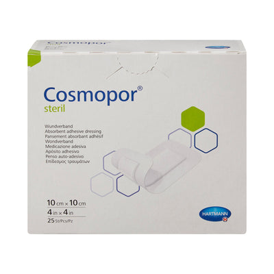 Cosmopor® Adhesive Dressing, 4 x 4 Inch, 1 Box of 25 (General Wound Care) - Img 2