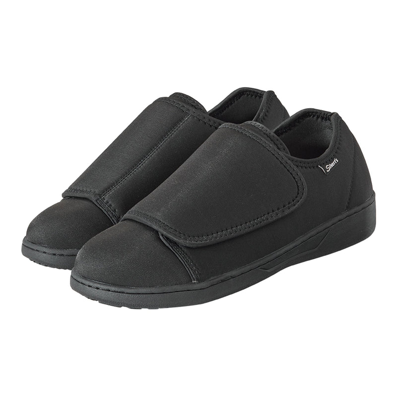 Silverts® Ultra Comfort Flex Hook and Loop Closure Shoe, Size 14, Black, 1 Pair (Shoes) - Img 1