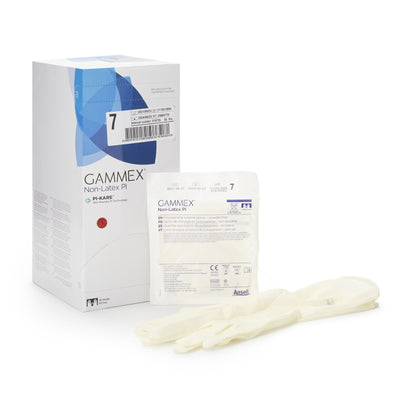 Gammex® Non-Latex PI Polyisoprene Surgical Glove, Size 7, White, 1 Box of 50 () - Img 1