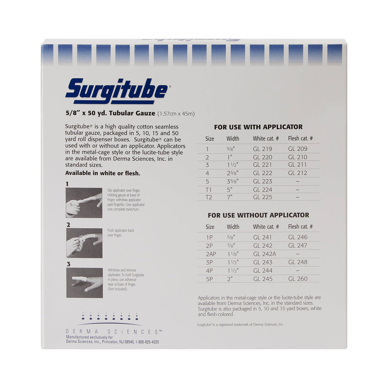 Surgitube® Tubular Retainer Dressing, Size 1, 5/8 Inch x 50 Yard, 1 Each (General Wound Care) - Img 3