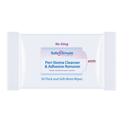 Safe n Simple Adhesive Remover Wipes, 1 Case of 600 (General Wound Care) - Img 5