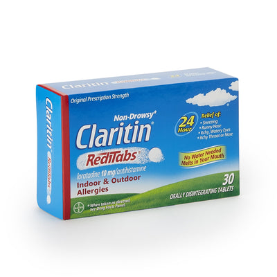 Claritin® RediTabs® Loratadine Allergy Relief, 1 Box (Over the Counter) - Img 1