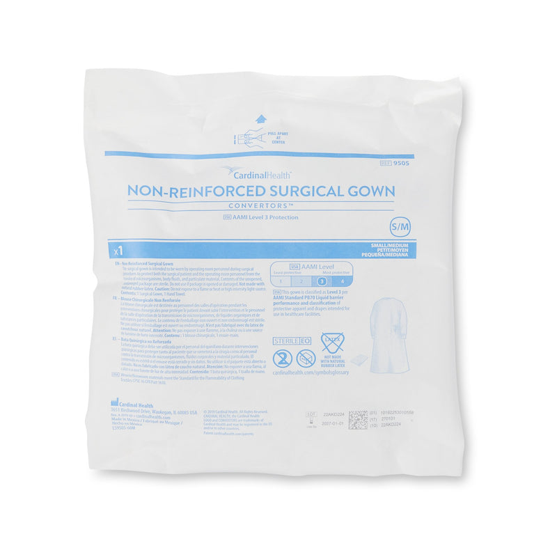 Astound® Non-Reinforced Surgical Gown with Towel, 1 Case of 20 (Gowns) - Img 3