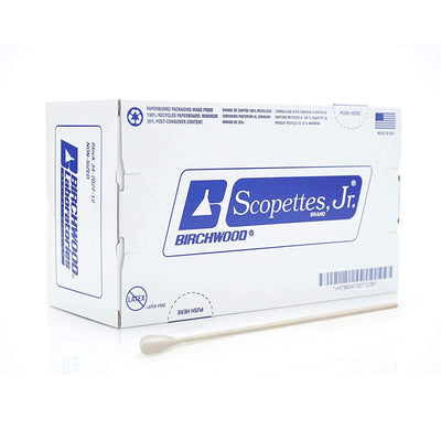 Scopettes® Jr. OB/GYN Swabstick, 8 Inch Length, 1 Case of 1200 (Specimen Collection) - Img 1