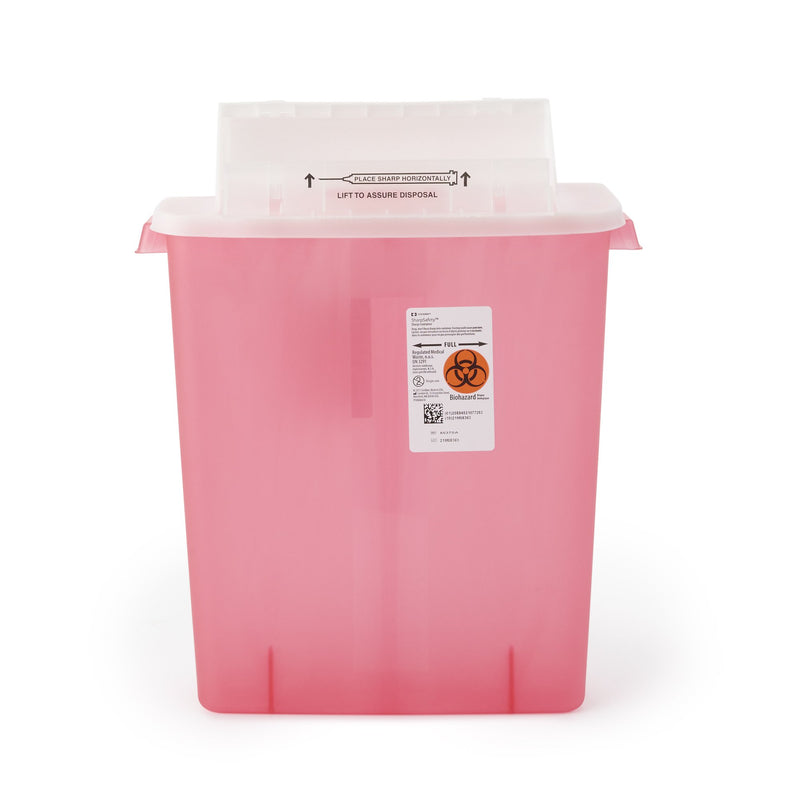 SharpStar™ In-Room™ Multi-purpose Sharps Container, 3 Gallon, 16½ x 13¾ x 6 Inch, 1 Case of 10 () - Img 1