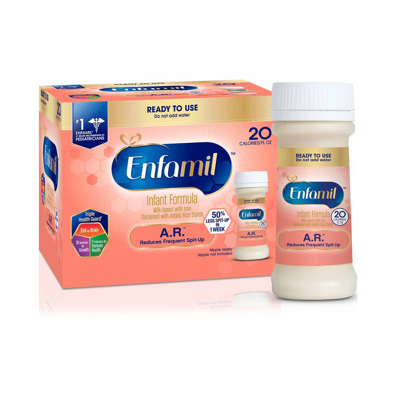 Enfamil® A.R.™ Ready to Use Infant Formula, 2 oz. Bottle, 1 Case of 48 () - Img 1