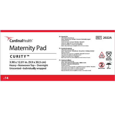 Curity OB / Maternity Pad Super Absorbency, 1 Case of 12 (Feminine Protection) - Img 4