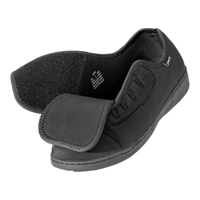 Silverts® Ultra Comfort Flex Hook and Loop Closure Shoe, Size 7, Black, 1 Pair (Shoes) - Img 2