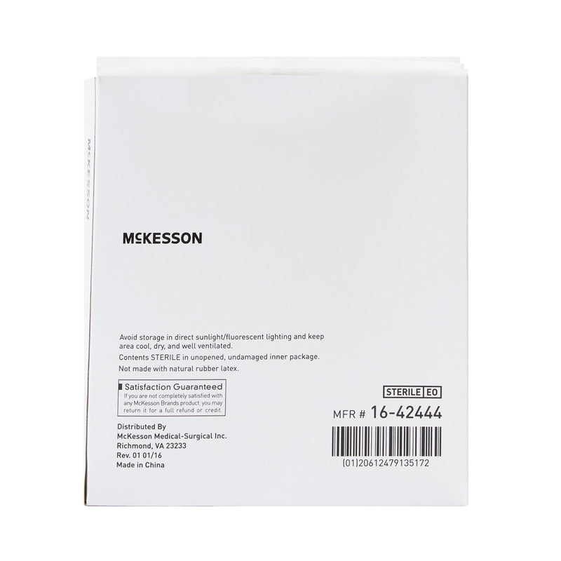 McKesson Sterile Nonwoven Sponge, 4 x 4 Inch, 1 Box of 25 (General Wound Care) - Img 3