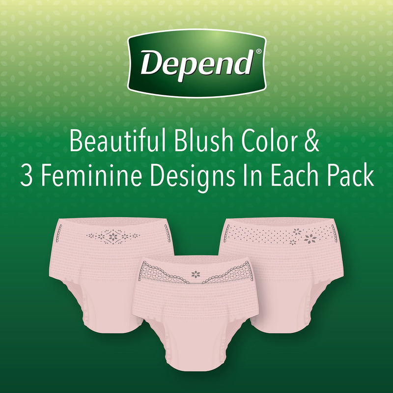 Depend FIT-FLEX Absorbent Underwear, X-Large, Tan, 45" to 54" Waist, 1 Pack of 15 () - Img 6