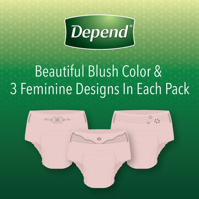 Depend FIT-FLEX Absorbent Underwear, X-Large, Tan, 45" to 54" Waist, 1 Case of 30 () - Img 6
