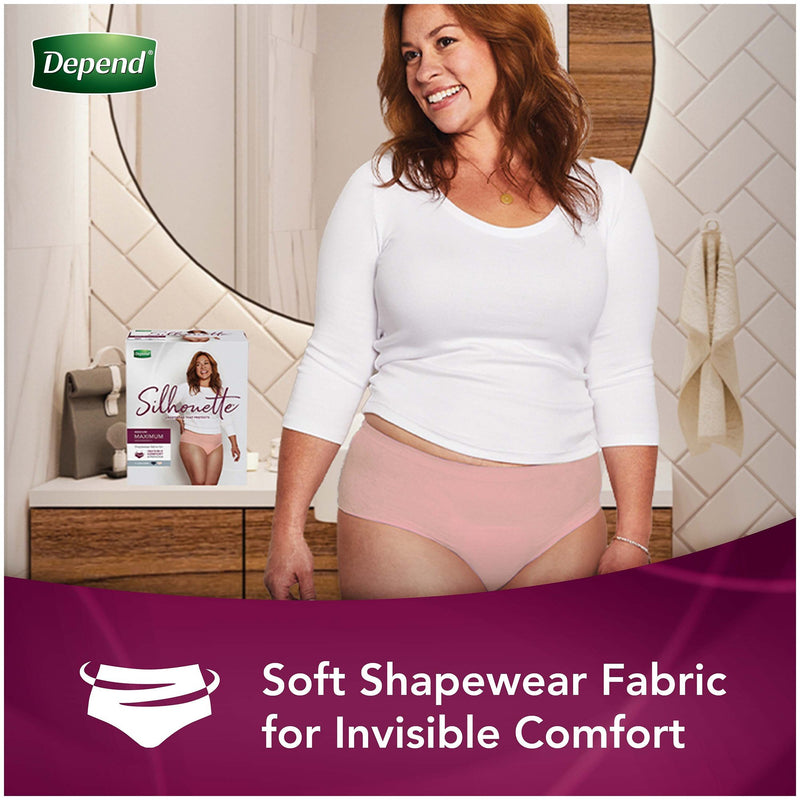 BRIEF, INCONT DEPEND SILHOUETTE WMN SM (26/PK 2PK/CS) () - Img 5