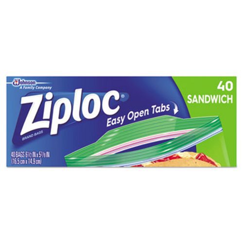 ZIPLOC BAG SANDWICH STORAGE 40UM BX SZ 40 STR (Bags) - Img 1